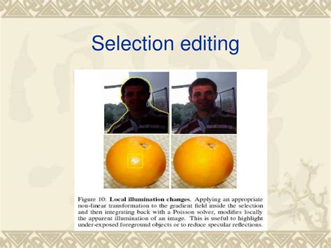 Image Selection and Editing