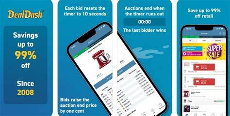 DealDash App Home Page