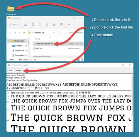 Image of Installing Fonts