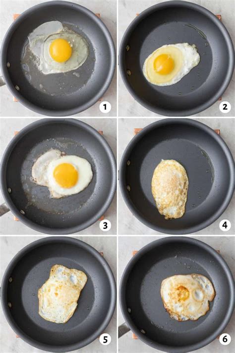 Cooking an egg