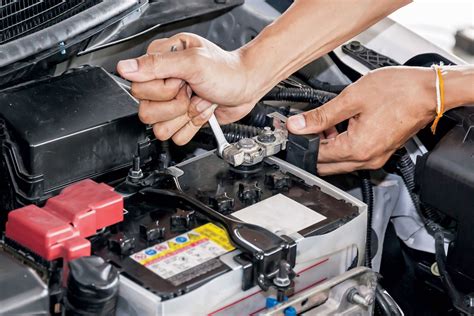 Disconnecting the negative battery terminal