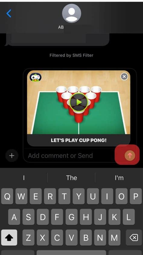 How to Win Cup Pong iMessage