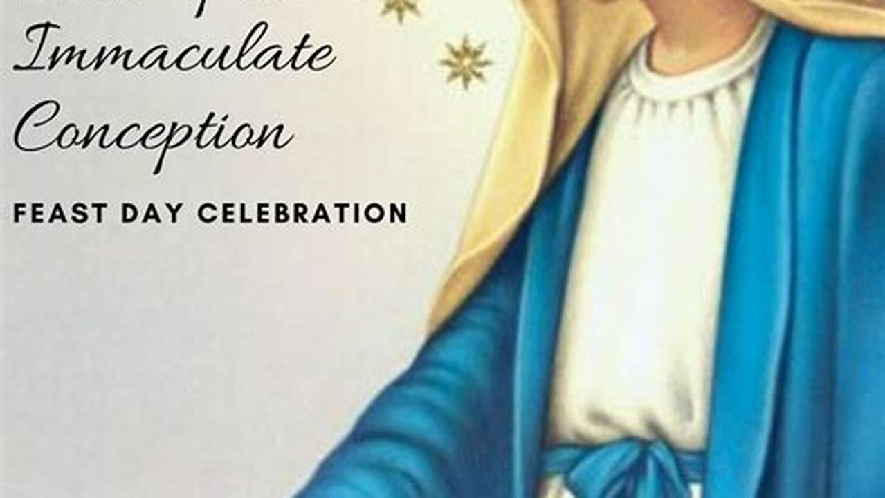 Immaculate Conception Calendar
