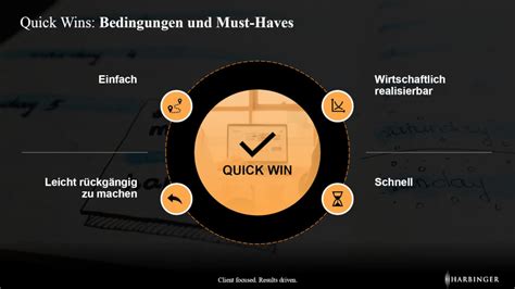Immediate Changes: Quick Wins for Definition