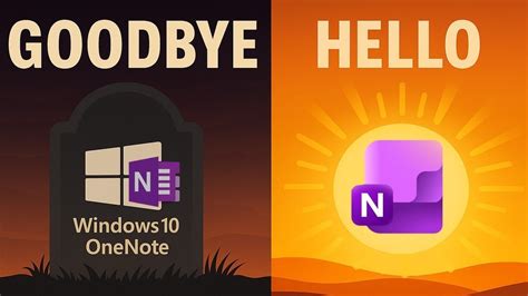 Imminent transition to the OneNote app