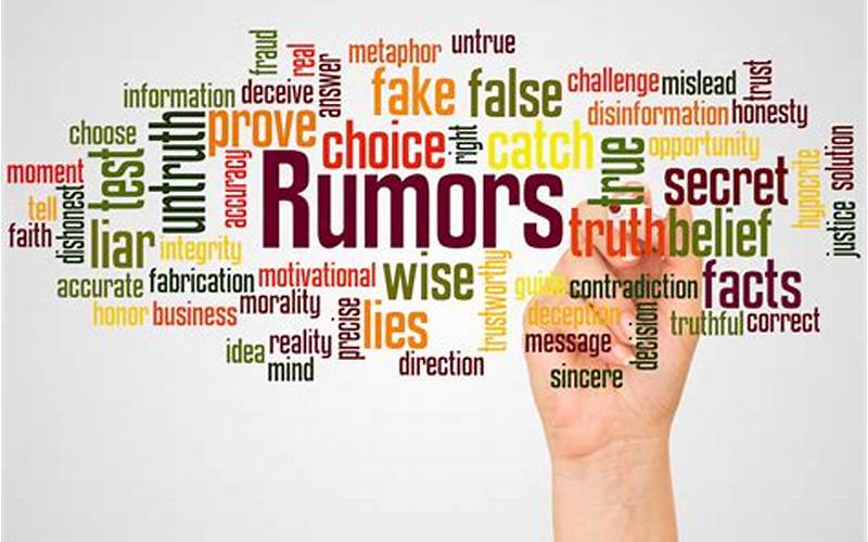 Impact Of False Rumors