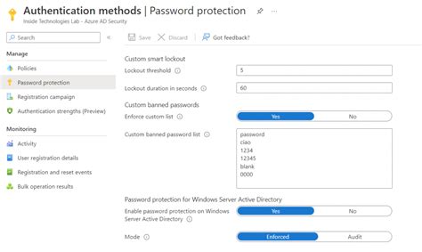 Implement Password Protection