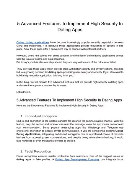 Implement Security Features In Your App