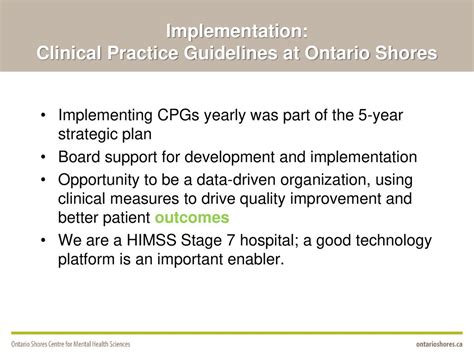 Implementation in Clinical Practice