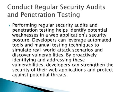 Implementing Regular Security Audits and Penetration Testing