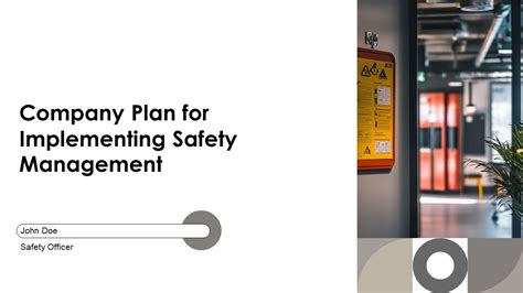 Implementing Safety Protocols A Management Plan