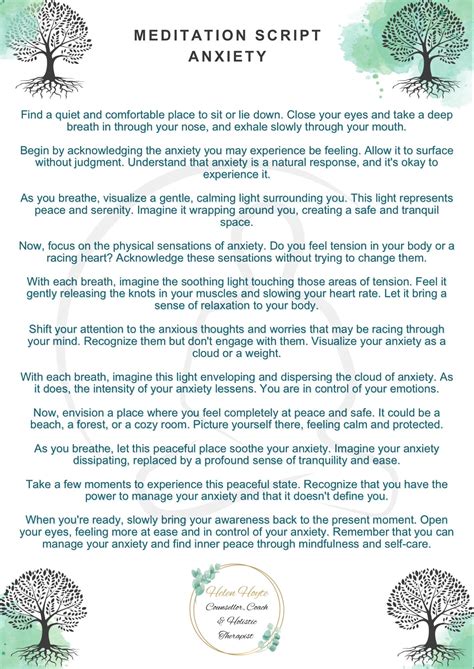 Implementing a 2-Minute Mindfulness Meditation Script