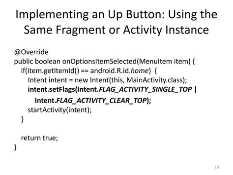 Implementing a Clear Return Button