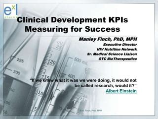 Implementing and Utilizing KPIs for Clinical Nutrition