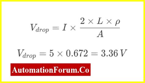 Implementing measures to minimize voltage drop