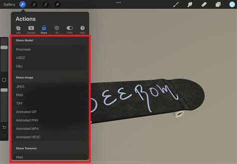 Import and Export 3D Models in Procreate (2022)