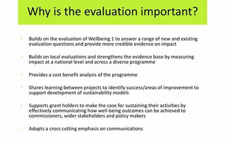 Importance Of Evaluation In Social Work