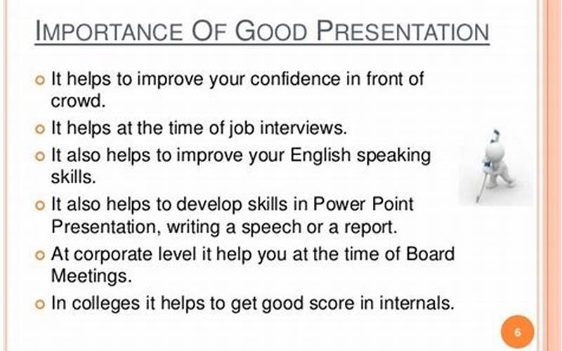 Importance Of Presentation