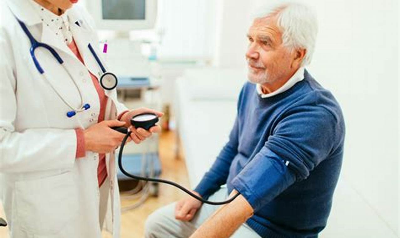 Importance of check-ups, blood pressure monitoring