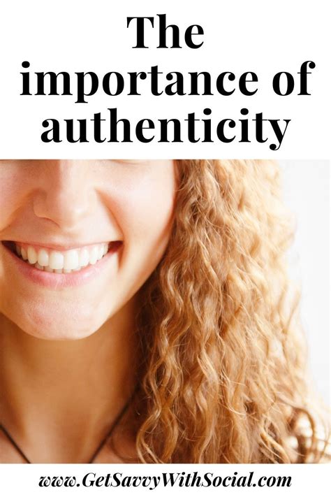 The Importance of Authenticity
