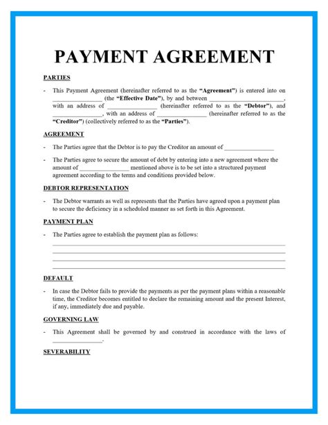 Importance of Clear Payment Terms in a Contract