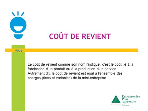 Importance of Cout De Revient