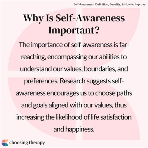 Importance of Self-Awareness