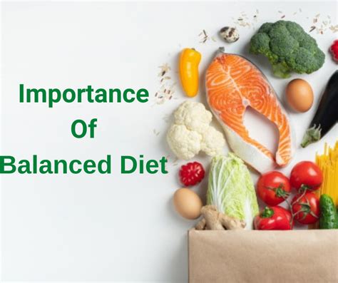 Importance of a balanced diet