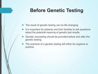 Important Considerations Before Genetic Testing