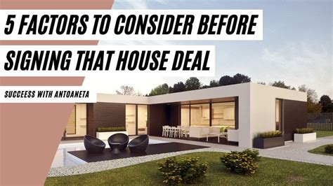 Important Factors Before Signing the Deal