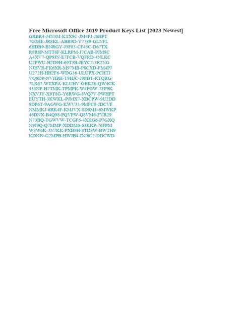 Important Notes on Office Get Product Key Formats (OL/VL)