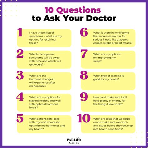Important Questions to Ask Your Doctor