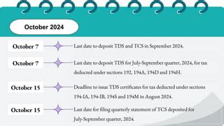 Important Tax-Related Dates