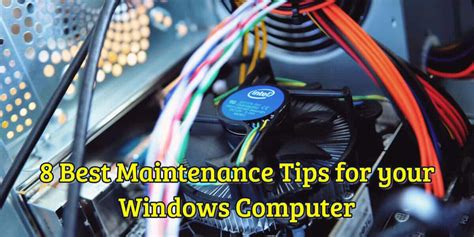 Important Windows Maintenance Tips