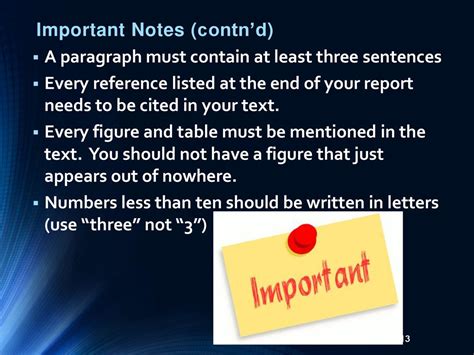 Important notes on Notes