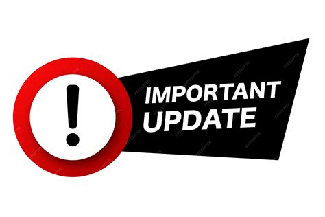 Important updates