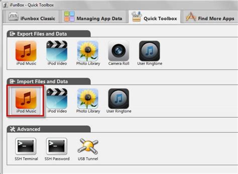 Importing Music from iPhone to iTunes using iFunBox