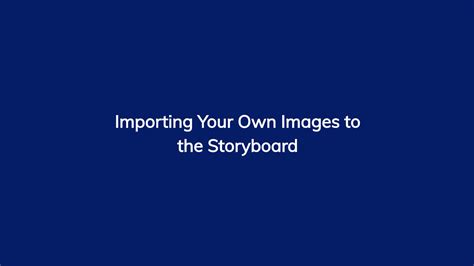 Importing Your Own Photos