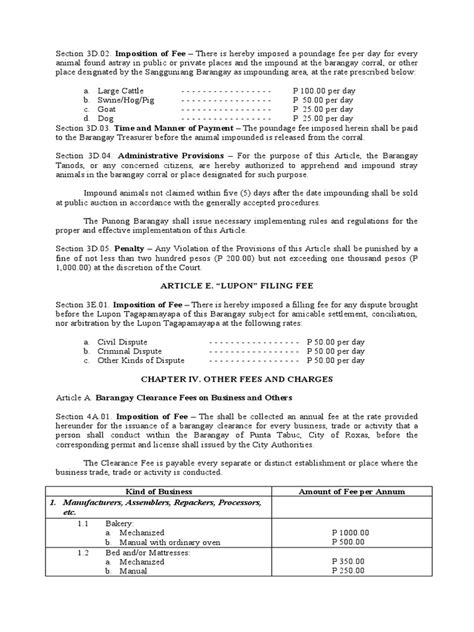 Impoundment Procedures and Fees