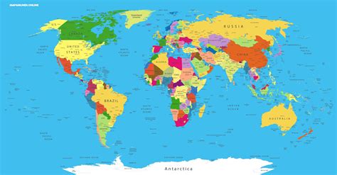 Imprimir Mapa Del Mundo Mapa del mundo para colorear | World map coloring page, World map  printable, World map outline