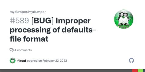 Improper defaults