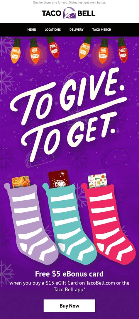 Improve Your Campaign With Gift Card Emails: Best Practices And Examples -  Designmodo