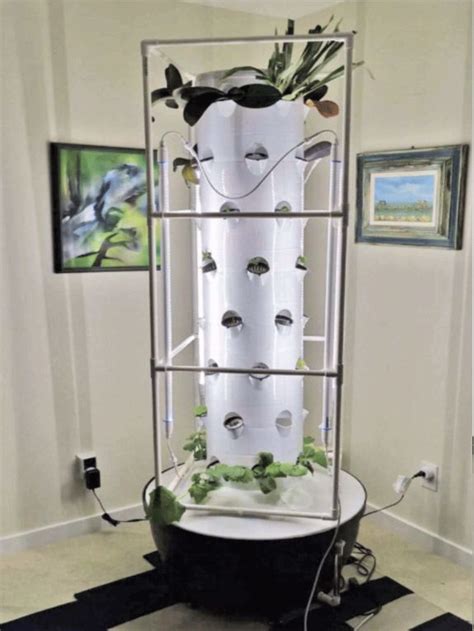 Improved Plant Growth Vertical Grow Tower