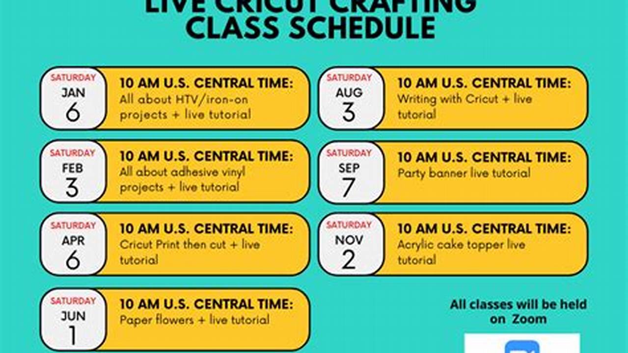 In Person Cricut Classes Near Me 2024