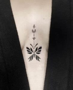 In Between Boob Tattoo