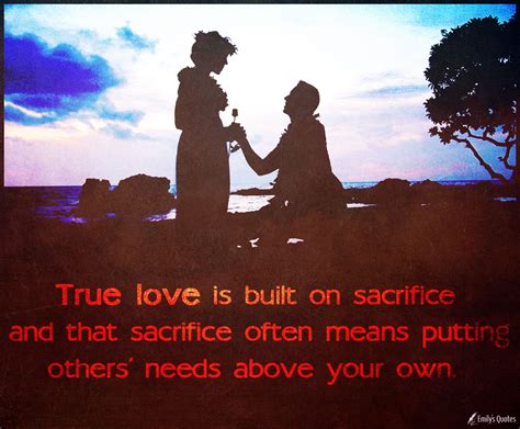 In Love Sacrifice Quotes