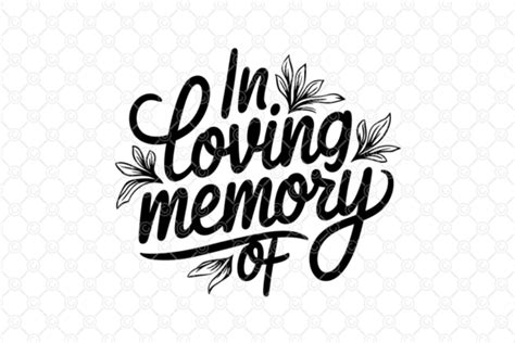 Download In Loving Memory of SVG File - SVG Design Images
