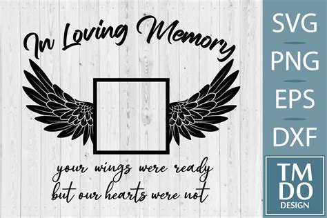 Eternalize Precious Moments: Free In Memory SVG Designs for Cherished Memories!