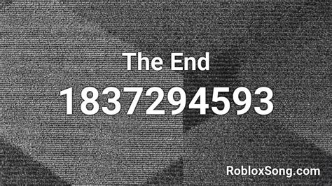 In the end - Roblox ID