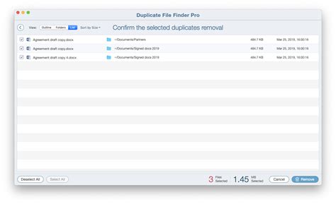 In-built solutions to remove duplicate files on Mac